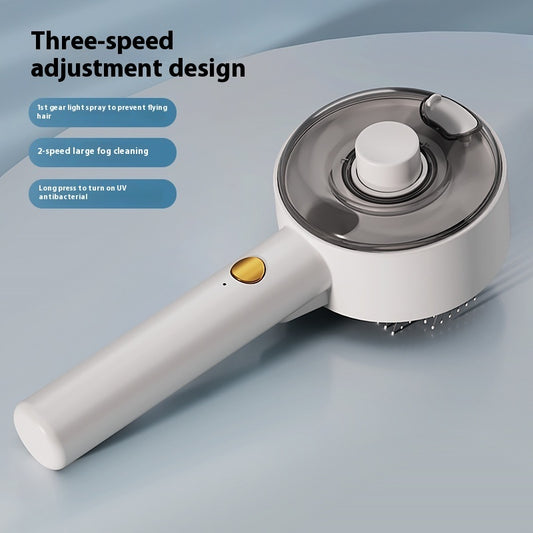 Zambinga Pets SteamCare™ Pet Grooming Steam Brush for Dogs & Cats