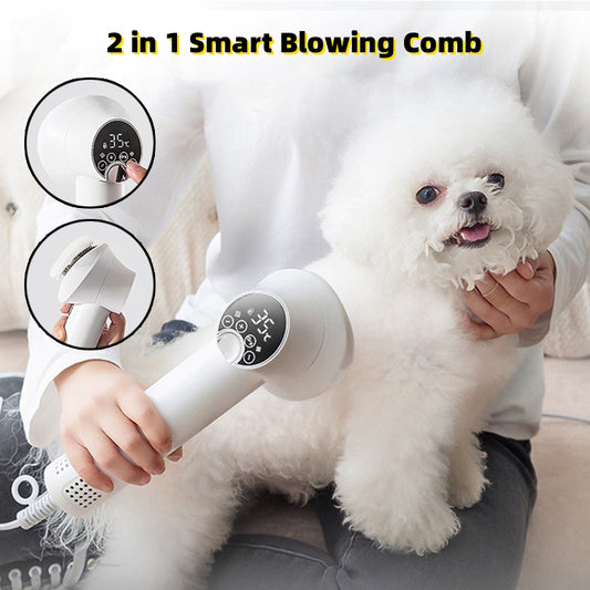 Zambinga PawDry™ Pet Grooming Dryer Brush