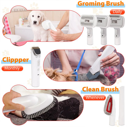 Zambinga PawVac™ Pro Pet Grooming System