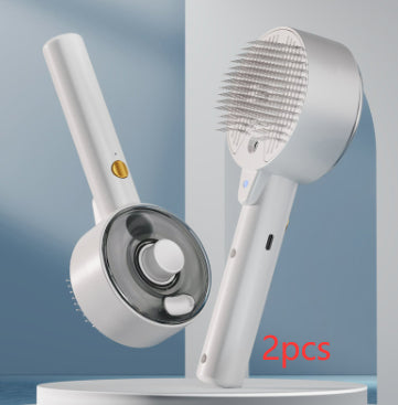 Zambinga Pets SteamCare™ Pet Grooming Steam Brush for Dogs & Cats