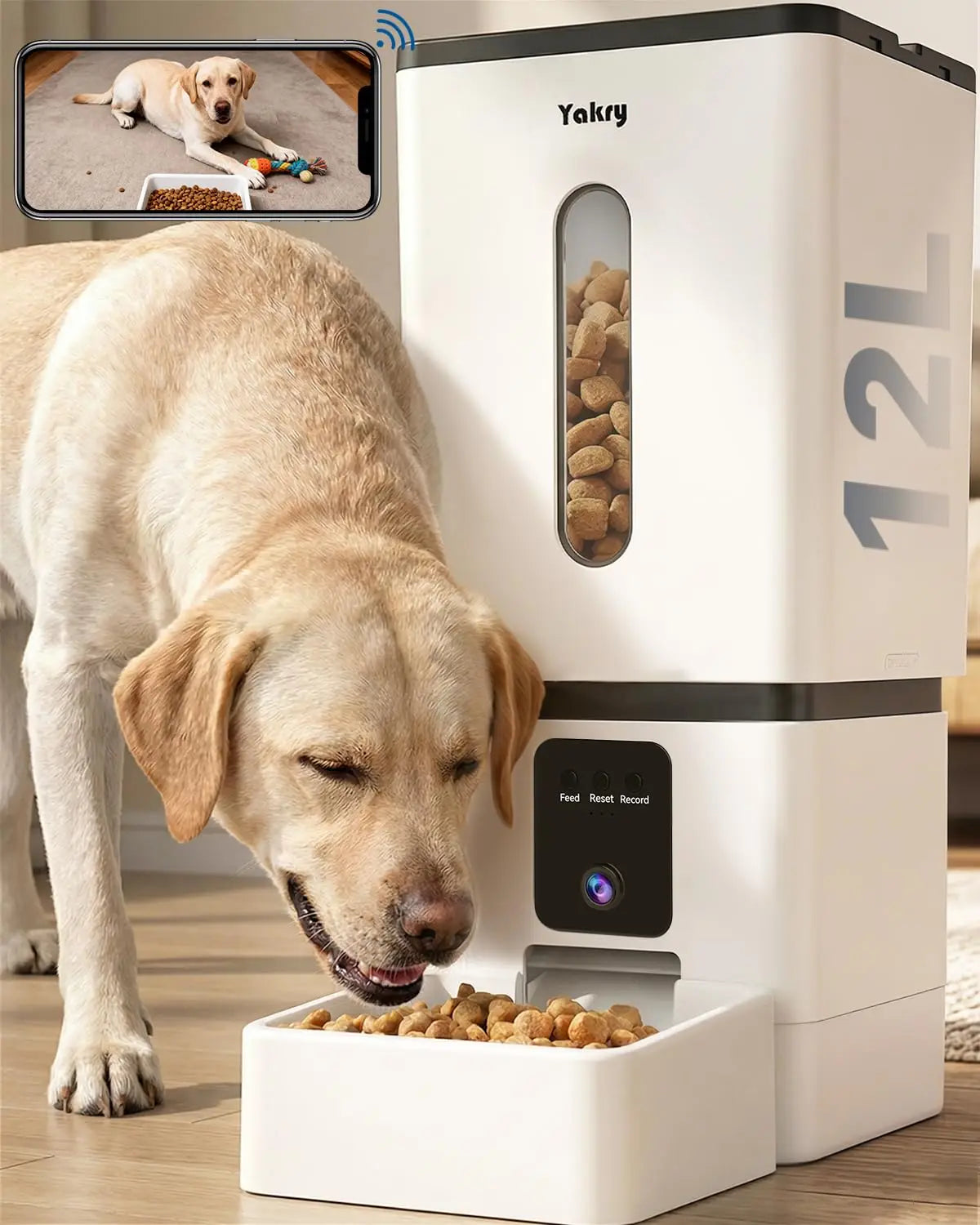 Zambinga 12L Smart Video Feeder