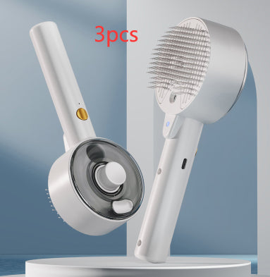 Zambinga Pets SteamCare™ Pet Grooming Steam Brush for Dogs & Cats