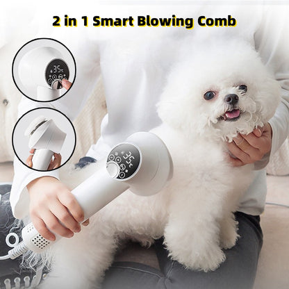 Zambinga PawDry™ Pet Grooming Dryer Brush